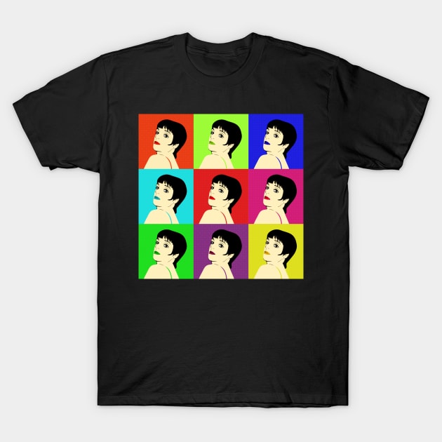 Liza Minnelli | Pop Art T-Shirt by williamcuccio